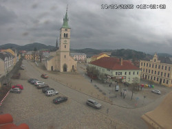 Náměstí, koste sv. Markéty