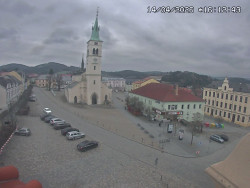 Náměstí, koste sv. Markéty