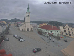 Náměstí, koste sv. Markéty