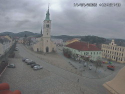 Náměstí, koste sv. Markéty