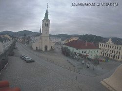 Náměstí, koste sv. Markéty