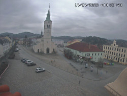 Náměstí, koste sv. Markéty