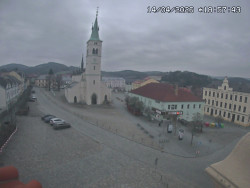 Náměstí, koste sv. Markéty