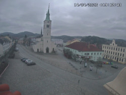 Náměstí, koste sv. Markéty