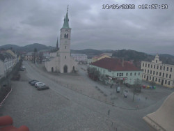 Náměstí, koste sv. Markéty