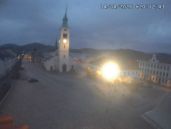 Náměstí, koste sv. Markéty