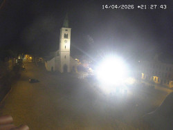 Náměstí, koste sv. Markéty