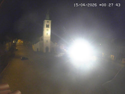 Náměstí, koste sv. Markéty