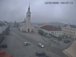 Náměstí, koste sv. Markéty