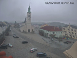 Náměstí, koste sv. Markéty