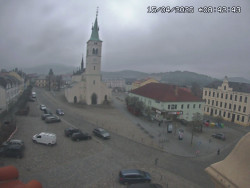 Náměstí, koste sv. Markéty