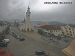 Náměstí, koste sv. Markéty