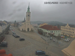 Náměstí, koste sv. Markéty