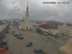 Náměstí, koste sv. Markéty