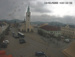 Náměstí, koste sv. Markéty