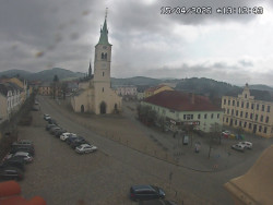 Náměstí, koste sv. Markéty