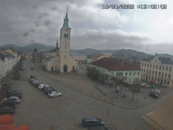 Náměstí, koste sv. Markéty