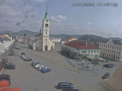 Náměstí, koste sv. Markéty