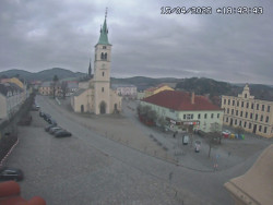 Náměstí, koste sv. Markéty