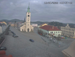 Náměstí, koste sv. Markéty