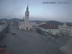 Náměstí, koste sv. Markéty