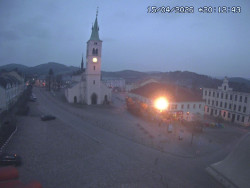 Náměstí, koste sv. Markéty