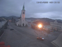 Náměstí, koste sv. Markéty