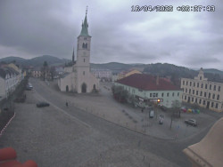 Náměstí, koste sv. Markéty