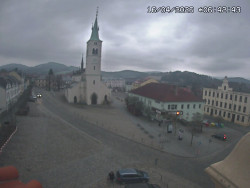 Náměstí, koste sv. Markéty