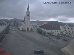 Náměstí, koste sv. Markéty