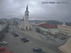 Náměstí, koste sv. Markéty