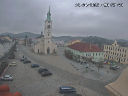 Náměstí, koste sv. Markéty