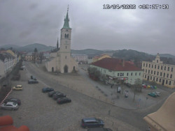 Náměstí, koste sv. Markéty