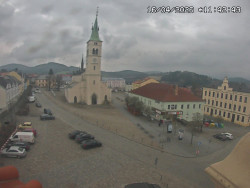 Náměstí, koste sv. Markéty