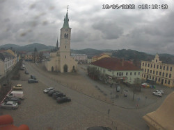 Náměstí, koste sv. Markéty