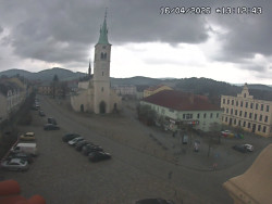 Náměstí, koste sv. Markéty