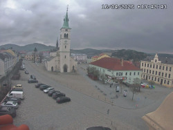 Náměstí, koste sv. Markéty