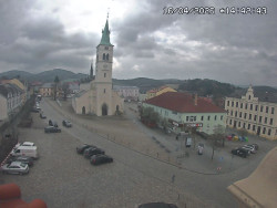 Náměstí, koste sv. Markéty