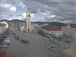 Náměstí, koste sv. Markéty