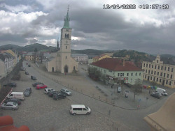 Náměstí, koste sv. Markéty