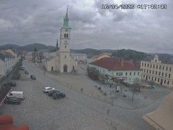 Náměstí, koste sv. Markéty