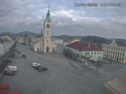 Náměstí, koste sv. Markéty