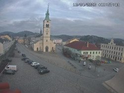 Náměstí, koste sv. Markéty