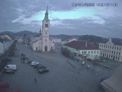 Náměstí, koste sv. Markéty