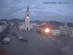 Náměstí, koste sv. Markéty