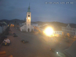 Náměstí, koste sv. Markéty