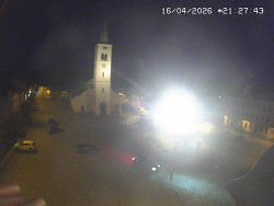 Náměstí, koste sv. Markéty