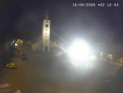 Náměstí, koste sv. Markéty