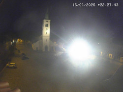 Náměstí, koste sv. Markéty