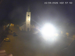 Náměstí, koste sv. Markéty